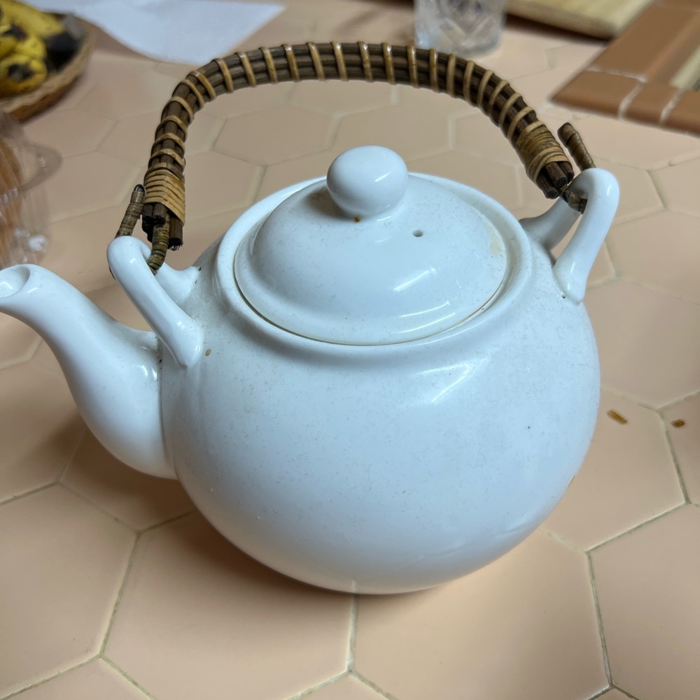 Porcelain teapot